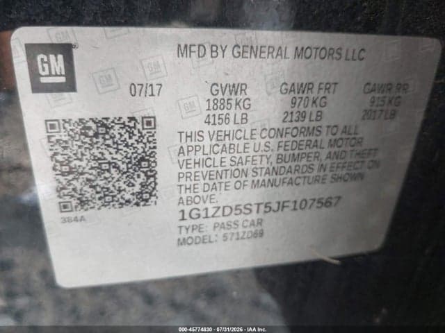 2018 CHEVROLET MALIBU LT 9