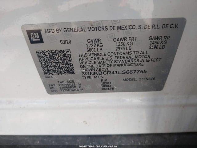 2020 CHEVROLET BLAZER FWD 2LT 9
