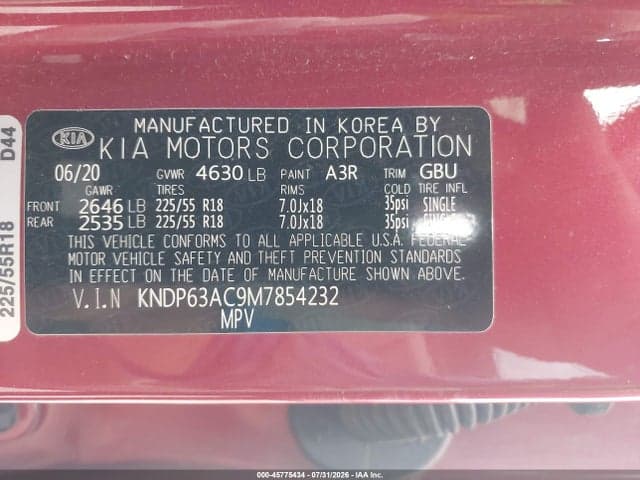 2021 KIA SPORTAGE S 9