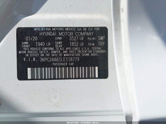 2020 HYUNDAI ACCENT SE 9