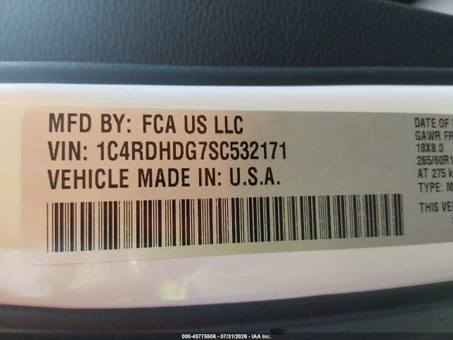 2025 DODGE DURANGO GT RWD 9
