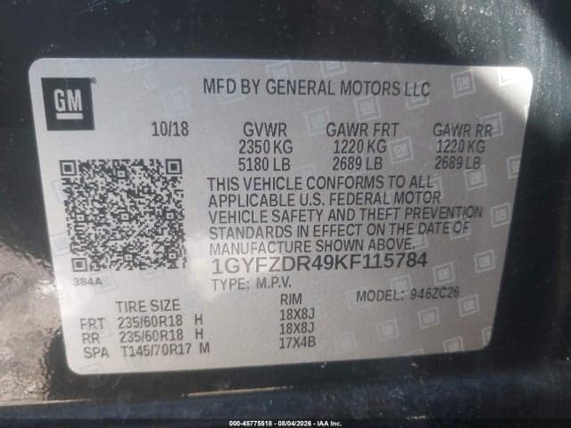 2019 CADILLAC XT4 PREMIUM LUXURY 9