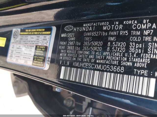 2021 GENESIS GV80 3.5T AWD ADVANCED 9