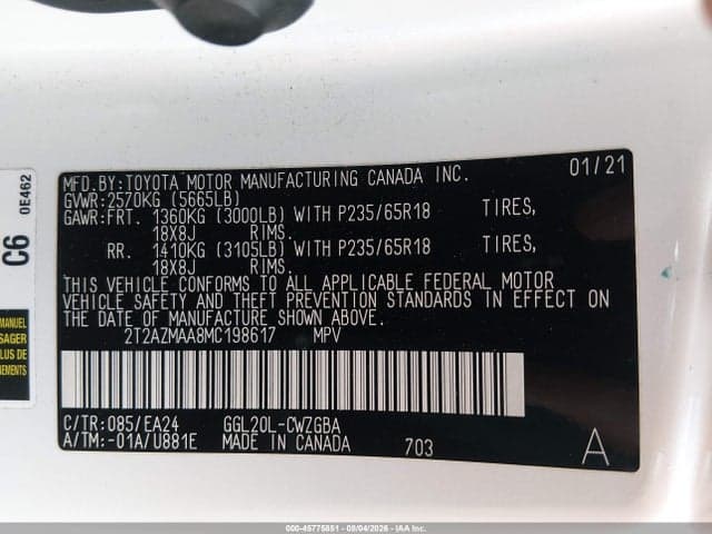 2021 LEXUS RX 350 9