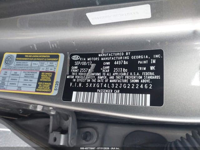 2018 KIA OPTIMA LX 9