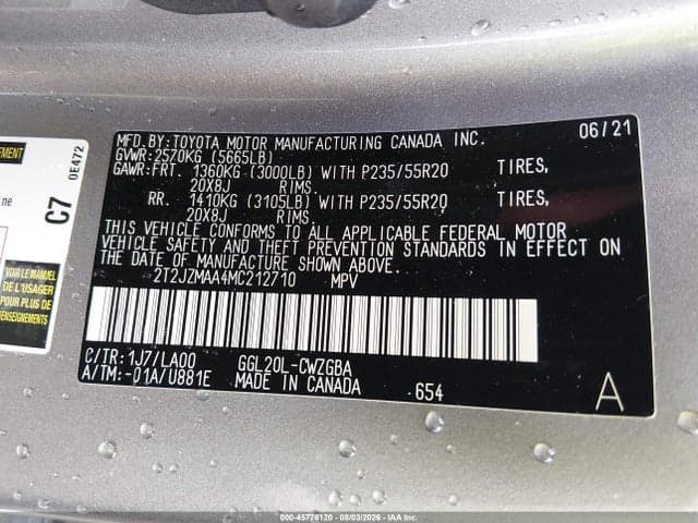 2021 LEXUS RX 350 9