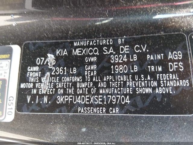 2025 KIA K4 EX 9