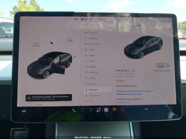 2018 TESLA MODEL 3 LONG RANGE/PERFORMANCE 18