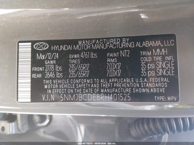 2024 HYUNDAI TUCSON SEL 9