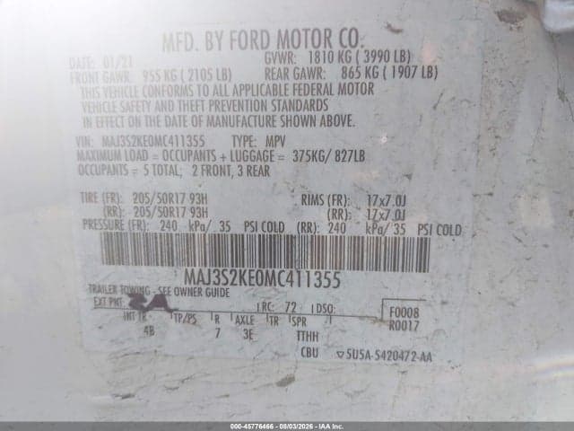 2021 FORD ECOSPORT TITANIUM 9
