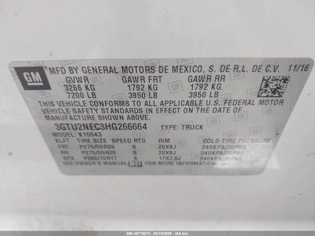 2017 GMC SIERRA 1500 SLT 9