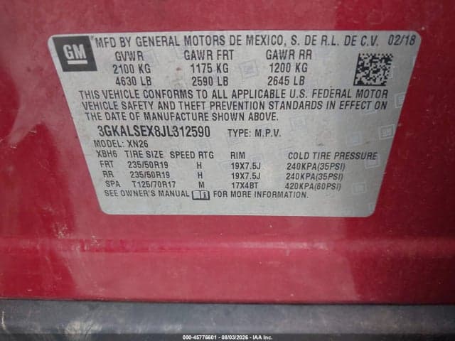 2018 GMC TERRAIN DENALI 9