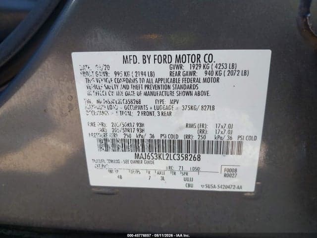 2020 FORD ECOSPORT TITANIUM 9