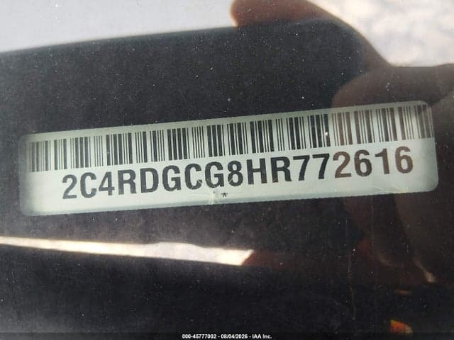 2017 DODGE GRAND CARAVAN SXT 9