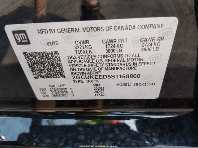 2025 CHEVROLET SILVERADO 1500 4WD SHORT BED RST 9