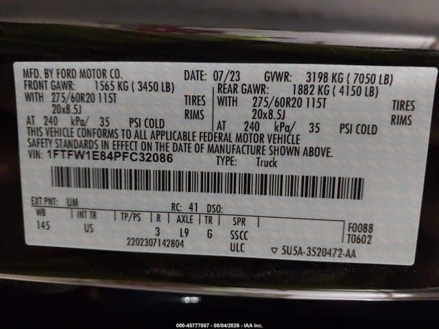 2023 FORD F-150 XLT 9