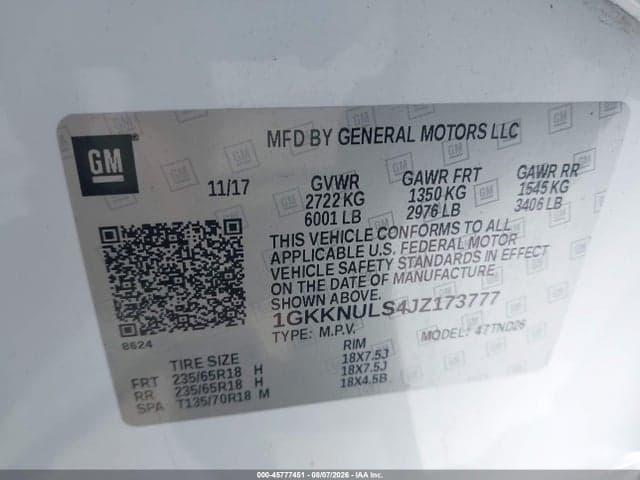 2018 GMC ACADIA SLT-1 10