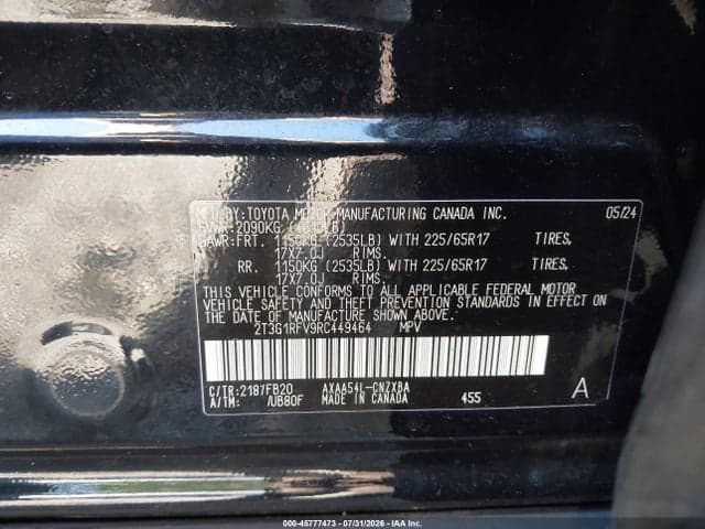2024 TOYOTA RAV4 LE 9