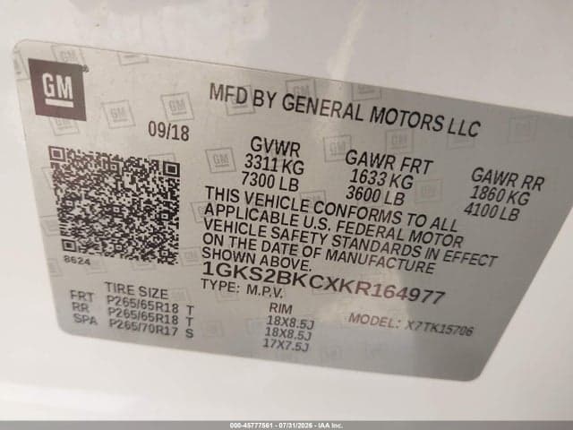 2019 GMC YUKON SLT 9