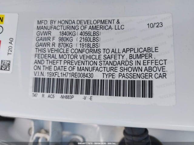 2024 HONDA CIVIC EX-L 9