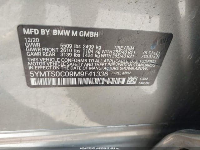 2021 BMW X3 M 9