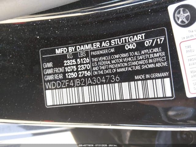 2018 MERCEDES-BENZ E 300 9