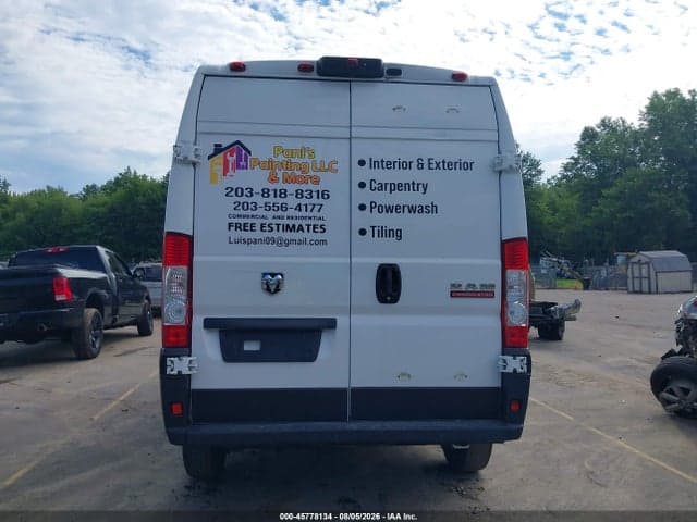 2020 RAM PROMASTER 1500 HIGH ROOF 136 WB 16