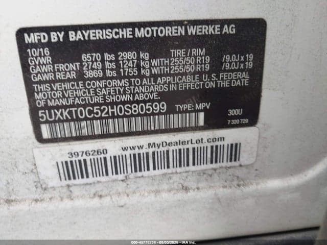 2017 BMW X5 EDRIVE XDRIVE40E IPERFORMANCE 9