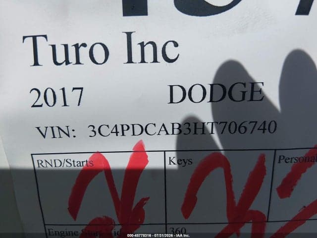 2017 DODGE JOURNEY SE 9