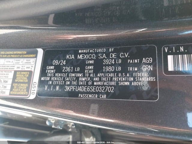 2025 KIA K4 EX 9