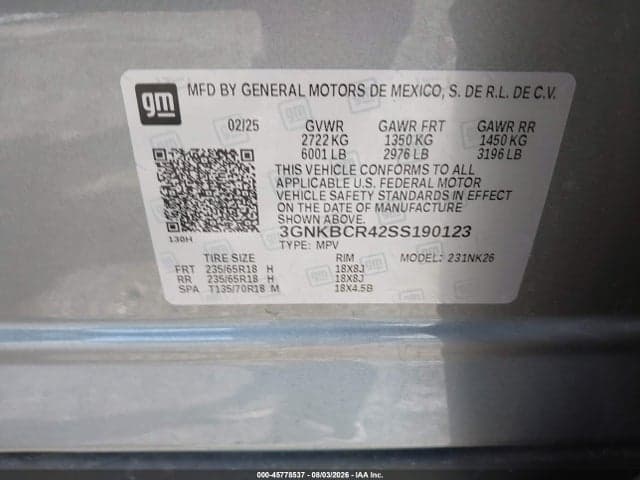 2025 CHEVROLET BLAZER FWD 2LT 9