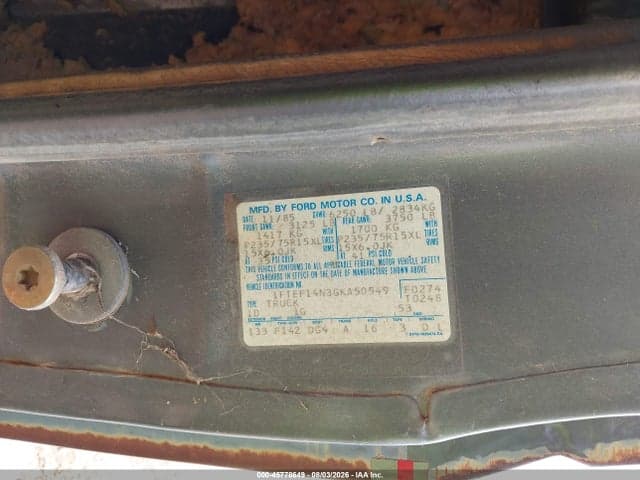 1986 FORD F150 9