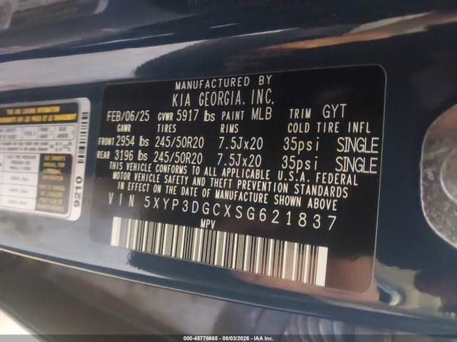2025 KIA TELLURIDE EX 9