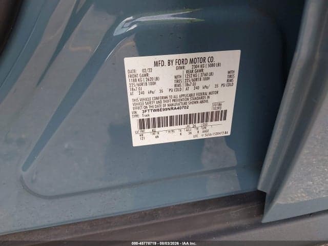 2022 FORD MAVERICK LARIAT 9