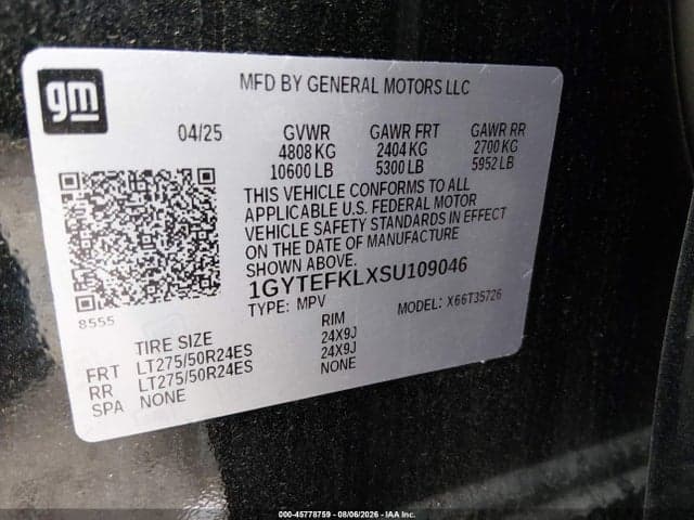 2025 CADILLAC ESCALADE IQ SPORT 2 AWD 8