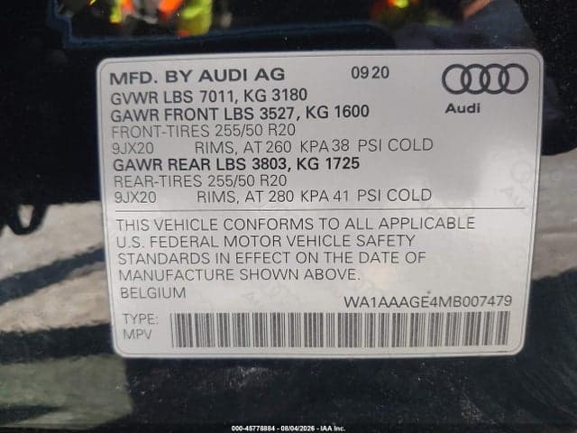 2021 AUDI E-TRON PREMIUM QUATTRO 8