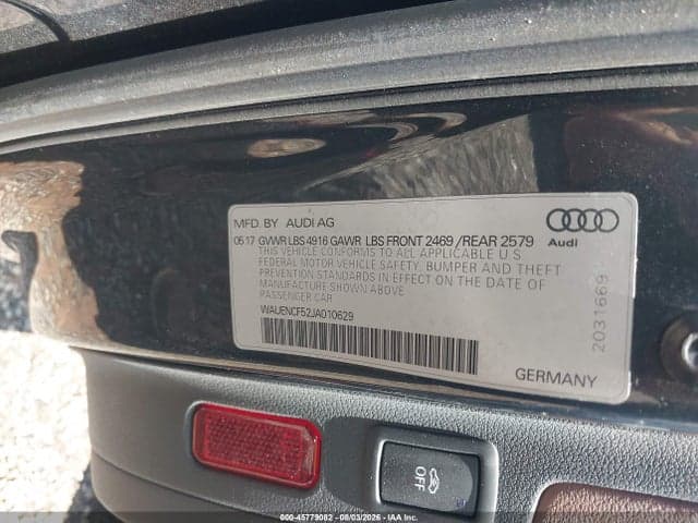 2018 AUDI A5 2.0T PREMIUM 9