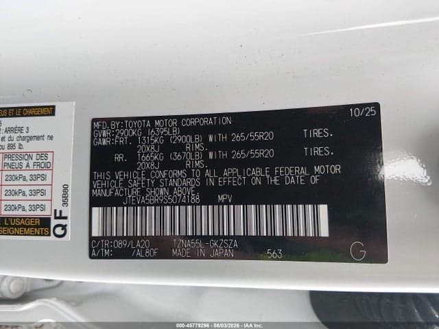 2025 TOYOTA 4RUNNER LIMITED 9