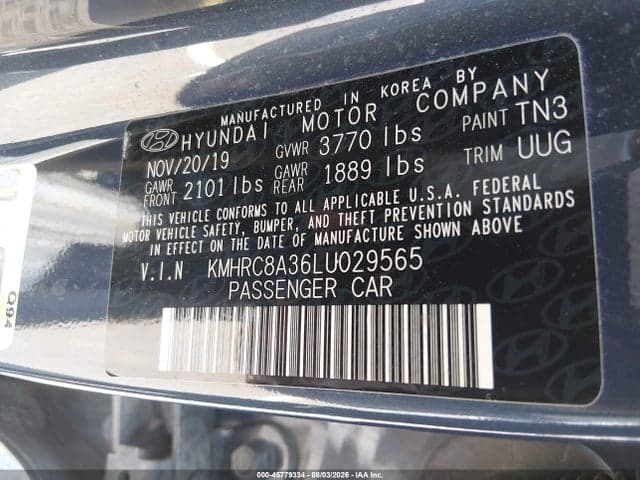 2020 HYUNDAI VENUE DENIM 9