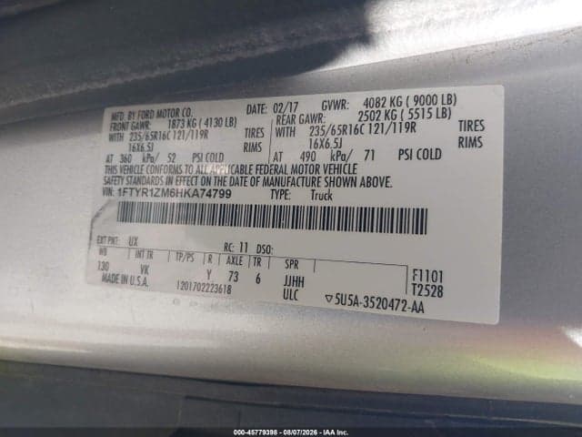 2017 FORD TRANSIT-250 9