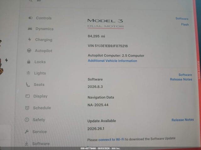 2018 TESLA MODEL 3 LONG RANGE/PERFORMANCE 18