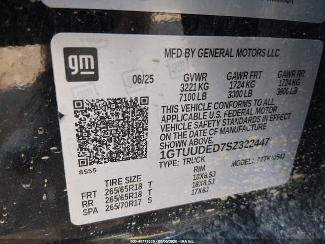 2025 GMC SIERRA 1500 4WD SHORT BOX SLT 9