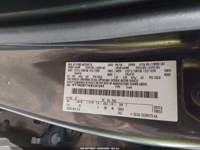 2019 FORD F-250 XLT 9