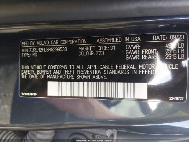 2024 VOLVO S60 B5 PLUS DARK THEME 9