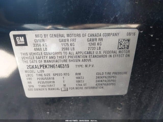 2017 GMC TERRAIN SLT 9