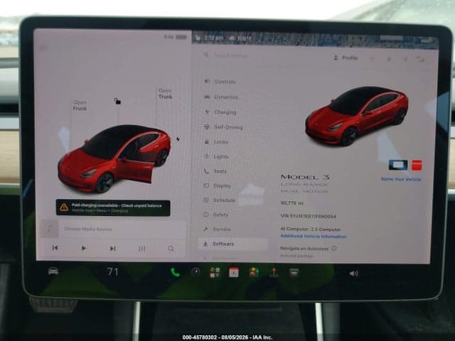 2018 TESLA MODEL 3 LONG RANGE/PERFORMANCE 7