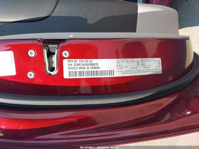 2020 CHRYSLER VOYAGER LXI 9