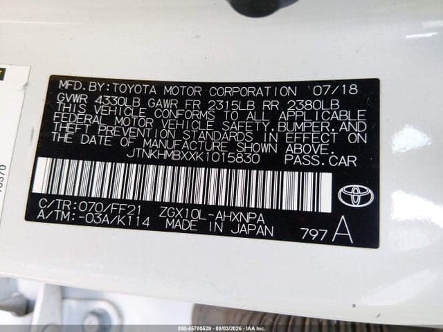 2019 TOYOTA C-HR XLE 9