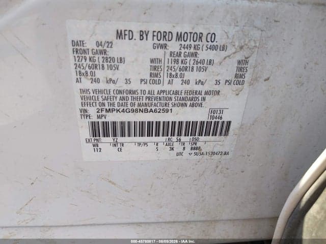 2022 FORD EDGE SE 9