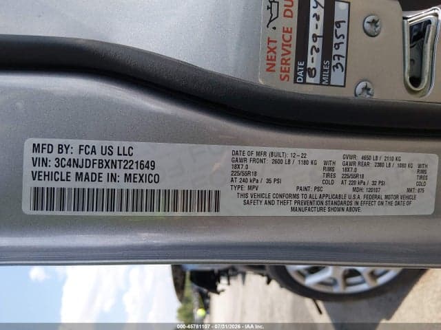 2022 JEEP COMPASS LATITUDE LUX 4X4 9